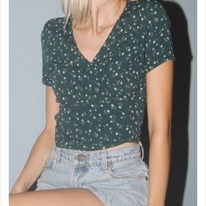 Brandy Melville Rae Wrap Top